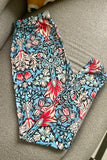 Paisley Bouquet Boho Print QUEEN SIZE Leggings