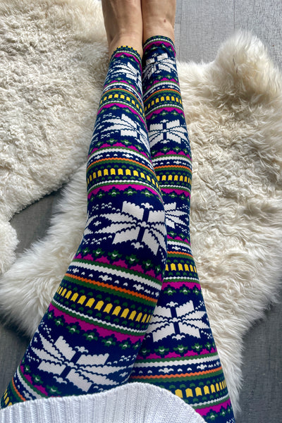 Snowflake Print Leggings – CELEBRITY LEGGINGS