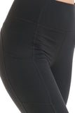 Solid Sports Leggings with Pockets (Multiple Colors)