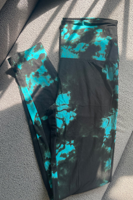 Yoga Waist 5" Tropical Print Print Leggings