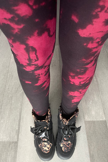 Graffiti Print Leggings