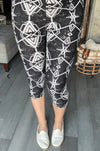 Black/White Tribal Capris