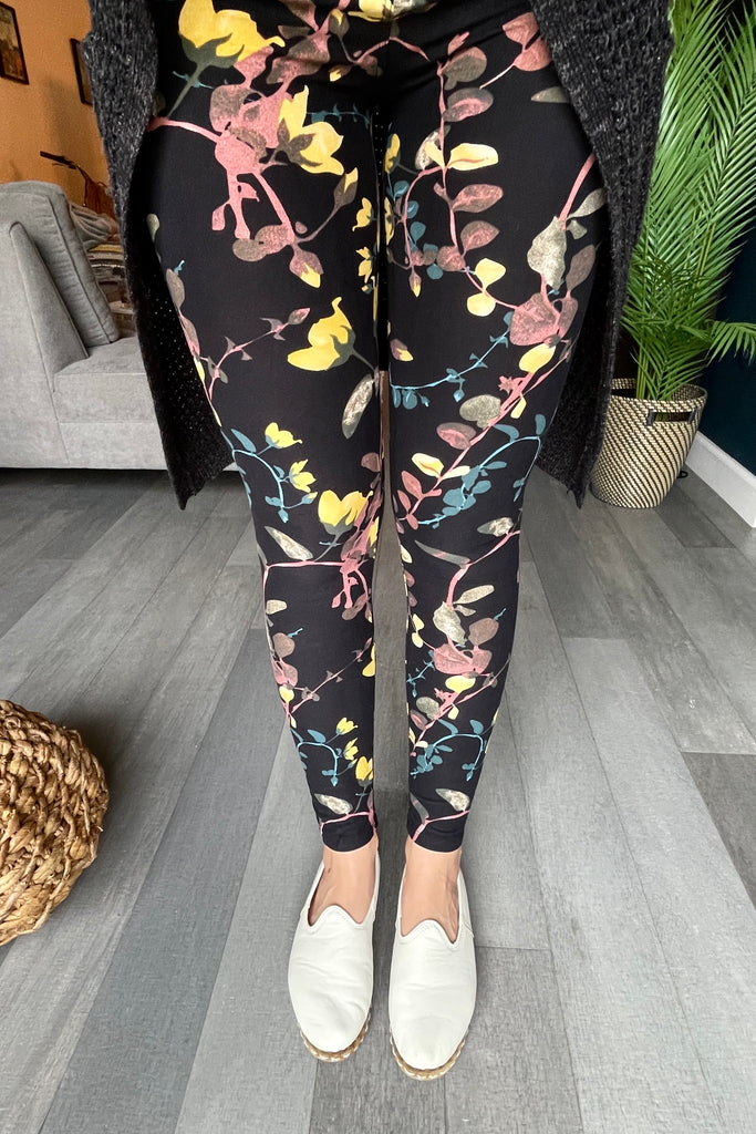Vibrant and Pretty Floral Printed Leggings